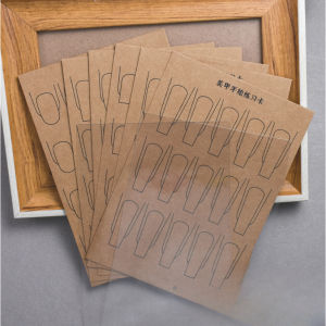 แผ่นฝึกเพ้นท์เล็บ แผ่นฝึกทำเล็บ ล้างทำความสะอาดได้ นำกลับมาใช้ซ้ำได้