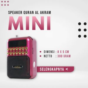 Speaker Bluetooth -Speker Quran Al-Akram Konten Terbaru - Radio - Bluetooth - Murottal Quran