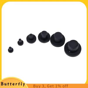 Butterfly 10Pcs Solid Rubber Hole Caps 3-12mm High Temperature Resistance Seal Hole Plugs