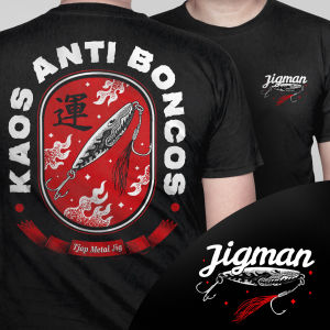 kaos mancing katun combed 30skaos mancig anti boncos