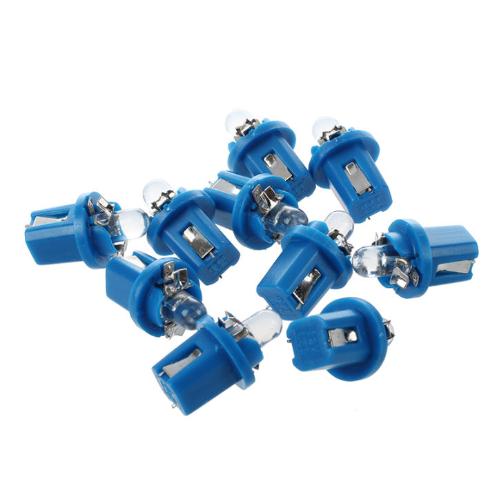 10 X T5 Blue LED Car Gauge Dash Dashboard Light Bulb Lamp Lazada