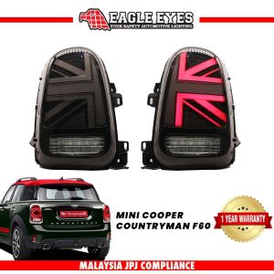 MINI COOPER COUNTRYMAN F60 2017-2023 LED SEQUENTIAL SIGNAL WELCOME LIGHT SMOKE/WHITE LIGHT BAR TAILLAMP