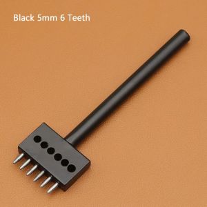 SPARAK 1Pcs 2/4/6 Răng Dụng cụ đục lỗ da Sách hướng dẫn 4/5/6/8mm Bộ khuôn đột tròn  Làm thủ công Dụng cụ đục lỗ
