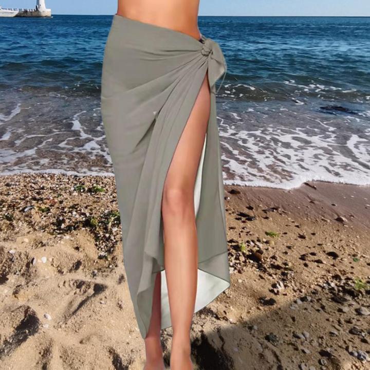 Beach Cover Chiffon Cover Up Swimwear Ready Stock-Women Swimsuit
