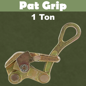 Solid Lifting Pat Grip 1-3 Tons Wire Rope Pulling Grip Conductor Come-Along Clamp Universal Cable Grip