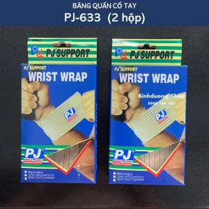 (2 chiếc) Băng thun cổ tay hỗ trợ vận động bảo vệ cổ tay PJ-633