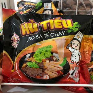 Combo 10 gói Hủ Tiếu Bò Sa tế Chay 87g Âu Lạc