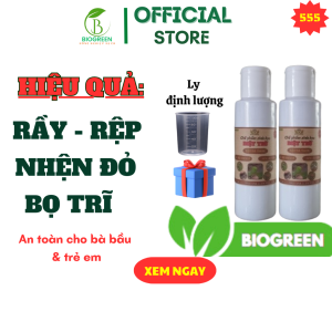 Diệt nấm cho cây chế phẩm sinh học biogreen 688 chai 100ml diệt trừ mọi loại nấm khuẩn trong đất cho cây sương mai phấn trắng đạo ôn thán thư trên hòa hồng sen đá hoa lan dưa leo cây cảnh cây ăn quá trái bầu bí