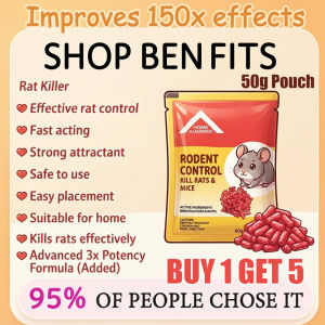 Rodent Control Bait Rat & Mouse Killer Bait for Household Kitchen Indoor Pest Control paling kuat /mati terus