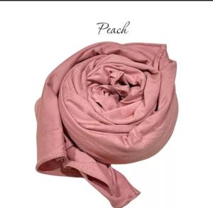 Hijab Segitiga Instan Jersey - Warna Terlengkap Panjang Depan 85cm Panjang Belakang 80cm