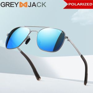 Grey Jack Kacamata Sunglasses Polarized Fashion Anti Silau / Perlindungan UV400 Fashion Pria Dewasa Gaya Classic Terbaru 696