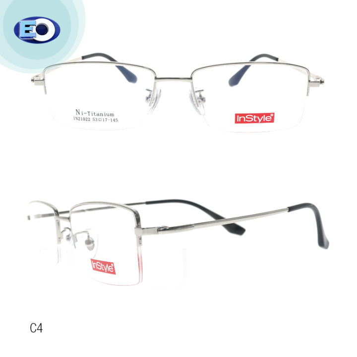 EO Instyle IN21022 Frame with Multicoated Lens / Nongraded Eyeglasses