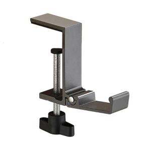 Space Saving Collapsible Aluminum Headphone Holder With Hook For Cable Key Accessories Management