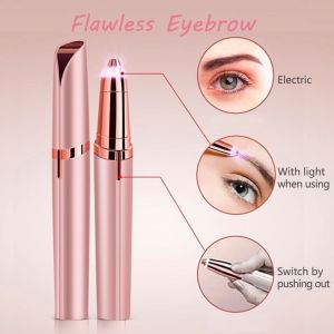 Electric Eyebrow Trimmer USB Charging Painless Built-in light Mini Skin-friendly Portable Painless hair removal Skin-friendly and portable