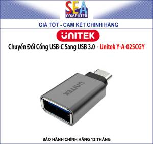 Chuyển Đổi Cổng USB-C Sang USB 3.0  - Unitek Y-A-025CGY