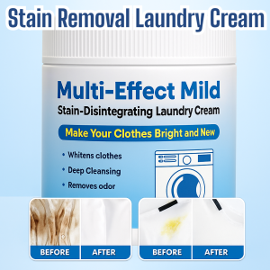 Highefficiency Laundry Detergent Multi-Action Stain Remover Paste Mild Stain Remover Dissolves Tough Stains Laundry Detergent