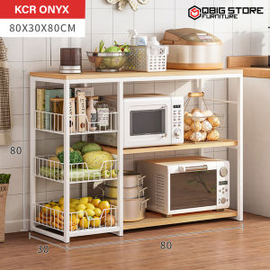 Rak Dapur Mee Do Susun Minimalis Rak Oven Microwave Bumbu Serbaguna