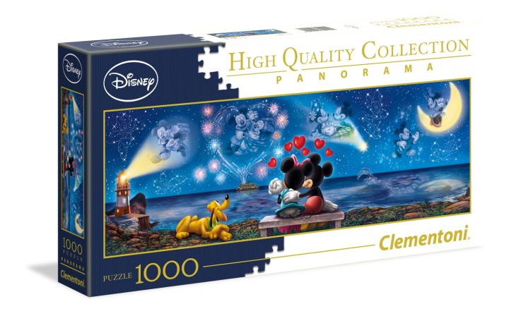 Clementoni Disney Classic Mickey & Minnie 1000 pieces Panorama Puzzle ...