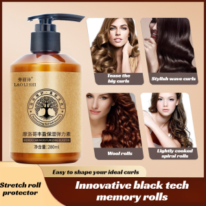 Moroccan Argan Oil Curl Defining Cream Hydrating Elasticity Booster for Frizzy Damaged Hair Frizz Control Styling Damaged Hair Treatment
