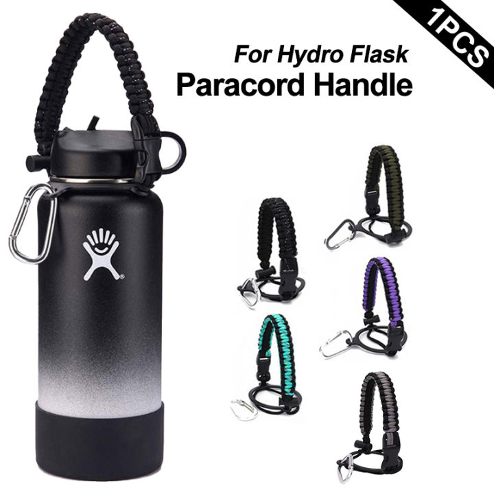 Paracord Handle Fits for Hydro Flask Wide Mouth Bottles 12oz to