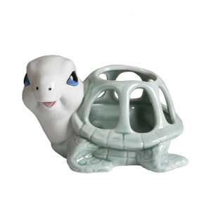 กระถางขนาดเล็กรูปเต่าสำหรับใช้ในร่มหม้อเซรามิคกระถางขนาดเล็กสำหรับการบำรุงรักษา