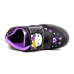 Sepatu Sekolah Anak Perempuan Trendy Sooko Slip On Model Hello Kitty Usia 3-10 Tahun