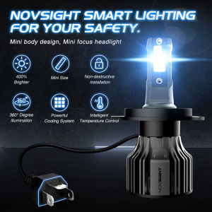 H4 H7 H11 H1 H3 H8 H9 H13 9005 9006 9007 LED Car Headlight Mini Size 72W 10000LM 12V Plug and Play Auto Headlamps Fog Light Bulb