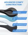 Bike Seat Cushion, Comfort Bike Seat Cover for Men Women, Exercise Bicycle Seat Cushion Padded Cover Compatible with Peloton, Mountain Stationary Bikes, Ou. 