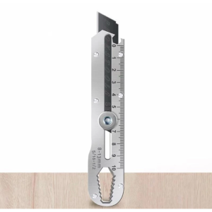 Pisau cutter steainless steel multifungsi 4in1