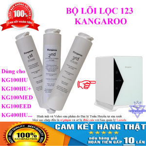 Bộ lõi lọc nước 123 Kangaroo chính hãng dùng cho các dòng máy KG100HU KG100HU+ KG100MED KG100EED KG-Y1MED KG400HU..