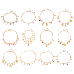 Phụ Nữ Thời Trang Của Đại Dương Theo Chủ Đề Vòng Cổ Với Vàng Quyến Rũ Và Shell Crosses Phụ kiện treo trang trí Cho phong cách mùa hè