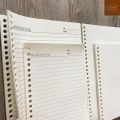 [HCM]1 xấp giấy refill 40 tờ A5 (20 lỗ) và B5 (26 lỗ). 