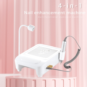 [Beatriz] Fast delivery 4 in 1 Multi-function Nail Drill Machine Nail Dust Collector Fan Vacuum Cleaner Nail Lamp