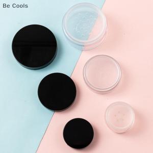 💟【Special price】💟Be Cools 30g 50g Plastic Loose Powder Jar With Sifter Empty Cosmetic Container Cap Makeup Compact Portable Loose Powder Box