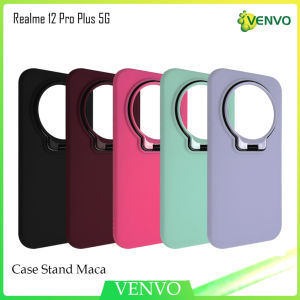 VENVO - VV56 Case Stand Maca Realme 12 Pro Plus 5G