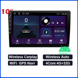 TV Mobil Android 9 Inci Head Unit 7/9/10 Inci Android 11 4+32GB/8+64G Double Din IPS Screen Wifi Wireless Carplay MirrorLink GPS Navigas Mobil Radio Multimedia Player