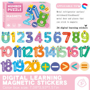 Colorful Magnetic Letters and Numbers for Fridge - Fun Early Learning Educational Toy Set for Children ABC 123 Puzzle Magnets for Toddlers & Preschoolers