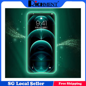 Luminous Protective Glass for IPhone 13 12 11 Pro Max XS Glowing Screen Protector Film on IPhoneXR Xs X 6 7 8 Plus 6s