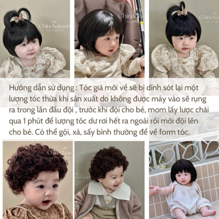 Tóc giả cho bé tổng hợp nhiều mẫu tóc (sẵn ship) | Lazada.vn