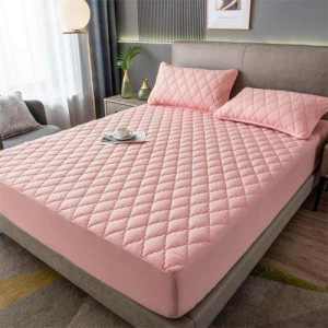 Luxe Home Haven Cadar Mattress Protector Cover Fitted Bedsheet Elastic Single/Queen/King Cotton Sheet Tilam Cadar Anti-Slip Mattress Protector 床单