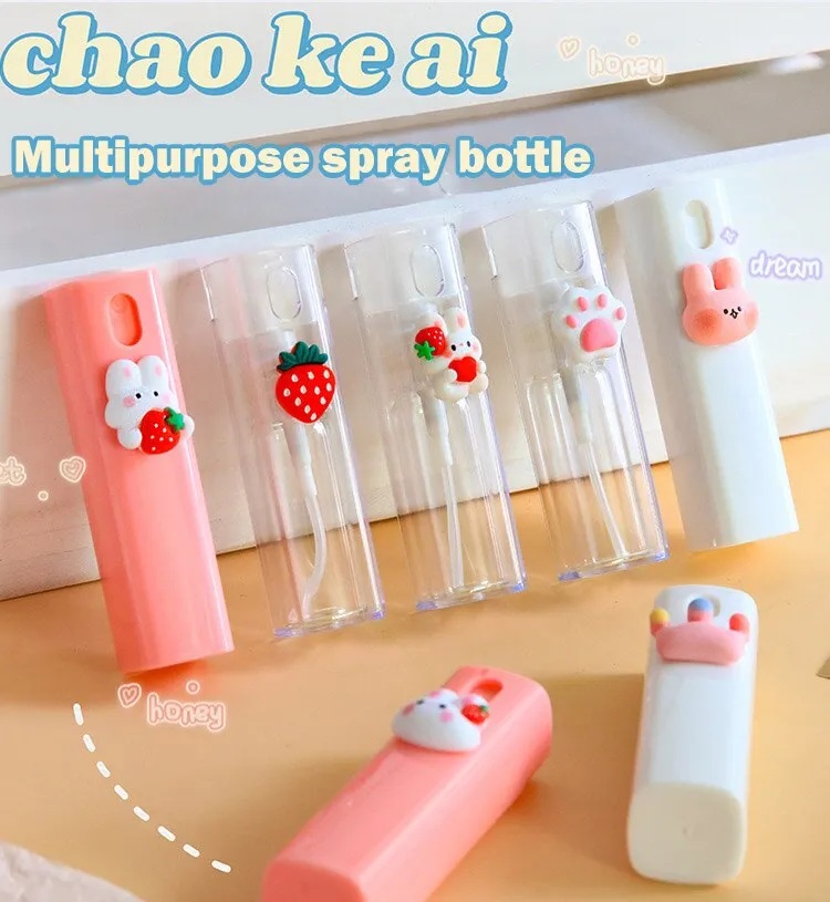 10ml Cute Square Tube Spray Bottle Perfume Alcohol Spray Bottle Cosmetic  Container Refillable Travel Fragrance Dispensing Bottle