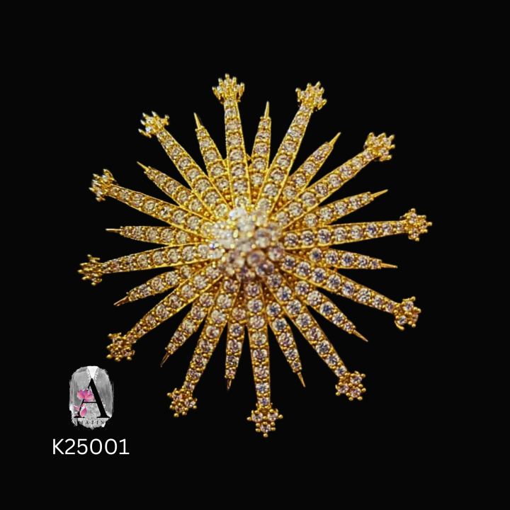 Kerongsang Bintang Emas Gold Star Brooch Premium Lazada