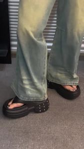 [Free Shipping] 9Cm EVA WomenS Summer Outdoor Thick-Soled Flip-Flops 2025 New Summer Sandals