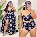 AZTEC 3IN1 SWIMWEAR PLUS SIZE L-3XL By LKOUtaytayclothing. 