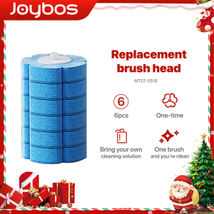 Joybos Toilet Brush With Holder 21B06 Toilet brush cleaning brush Set wall hanging with Disposable 6pc Refills