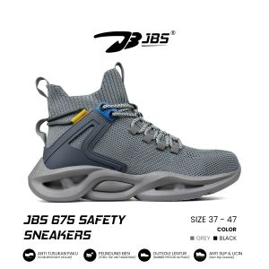 Sepatu Safety Sneakers JBS 675 Steel Toe Cap / Sepatu Sneakers Anti Tusukan Paku Ujung Besi / Safety