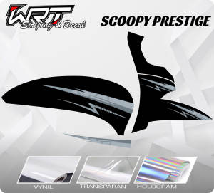striping Scoopy-Stiker Decal Scoopy Prestige 2021-2024 Simpel Modern Vol 3 (Sudah Terpotong)