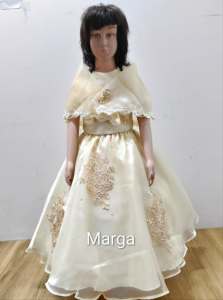 Filipiniana MARIA CLARA with Alampay at Free Brooch 3n1 Elegant Modern for BUWAN ng WIKA United Nation