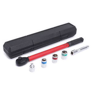 High Carbon Steel Electroplated Torque Wrench Hand Tool for Precise Automotive Mechanical Repair Easy Use in Tight Space