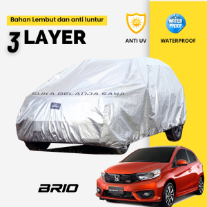 3 LAYER OUTDOOR PREMIUM Body Cover Mobil brio Sarung Mobil brio rs brio lama brio satya brio urbanite brio 2023 brio 2024 all new brio agya ayla all new agya new agya 2023 agya 2024 all new ayla new ayla 2023 ayla 2024 raize rocky march kia picanto